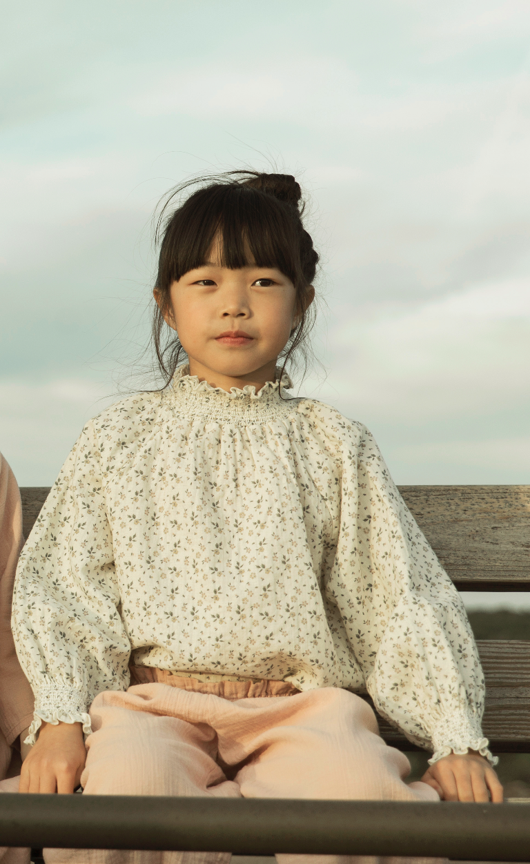 Blouse Smocked Floral