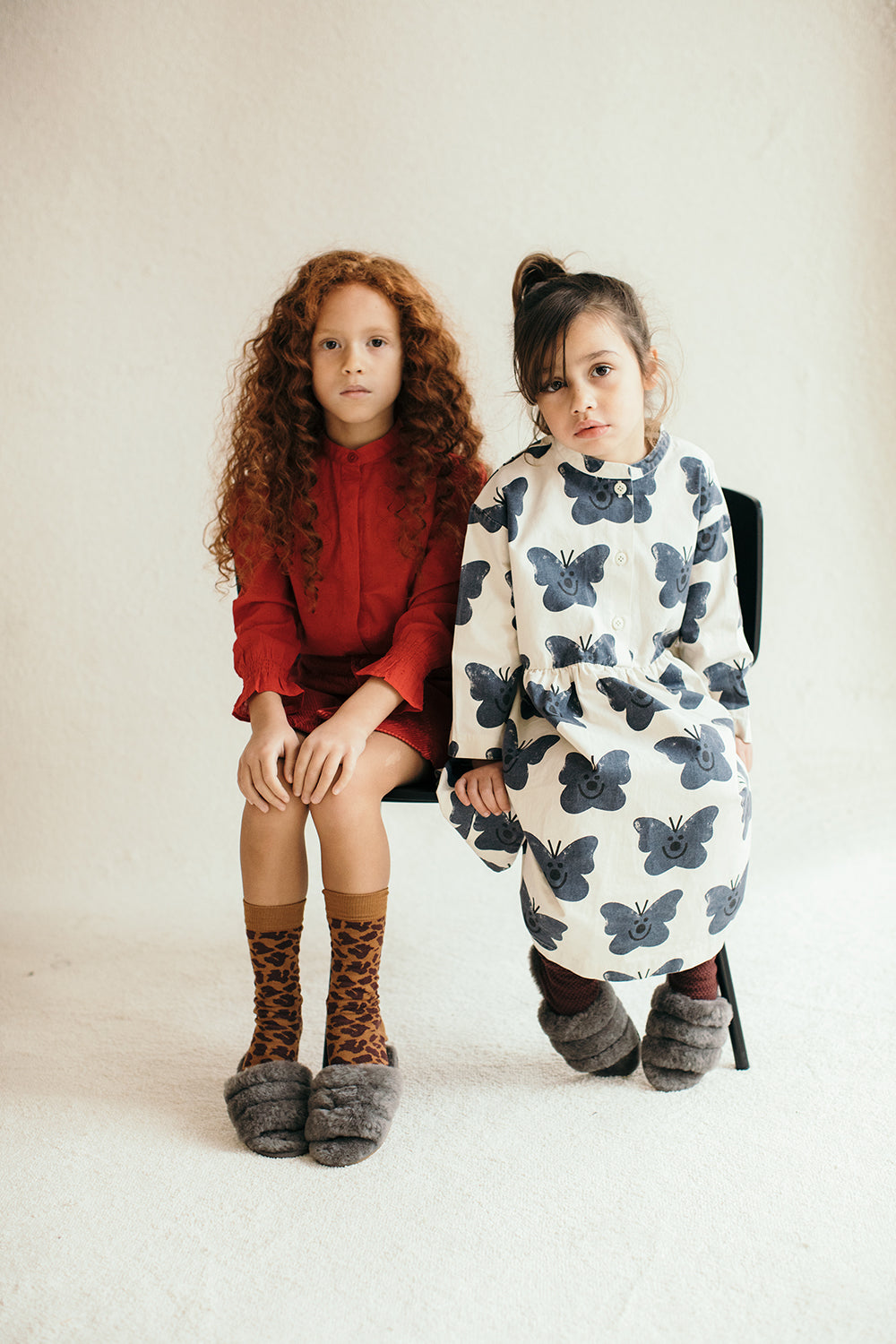 Dress Batafurai Ecru Navy