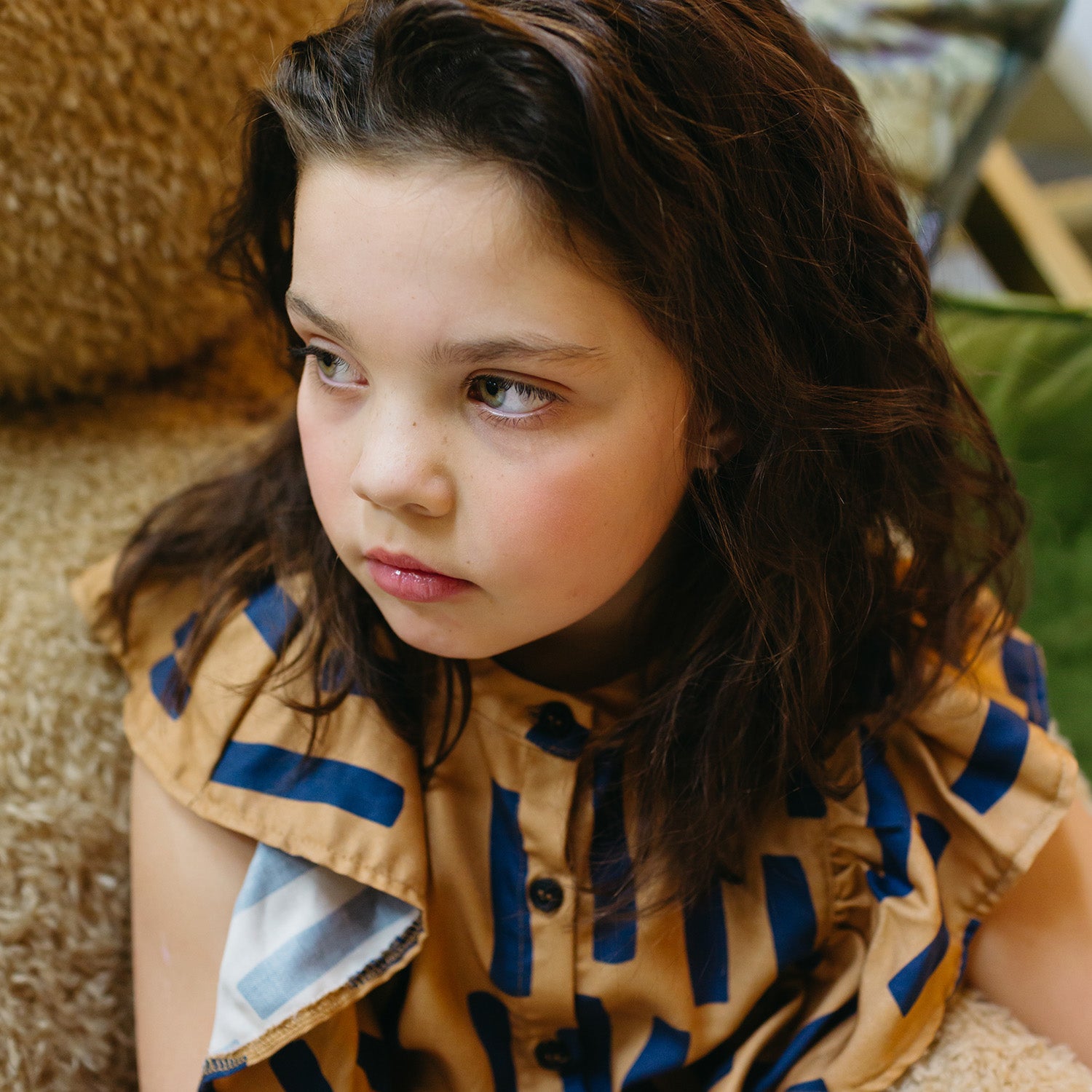 Blouse Ruffled Midnight