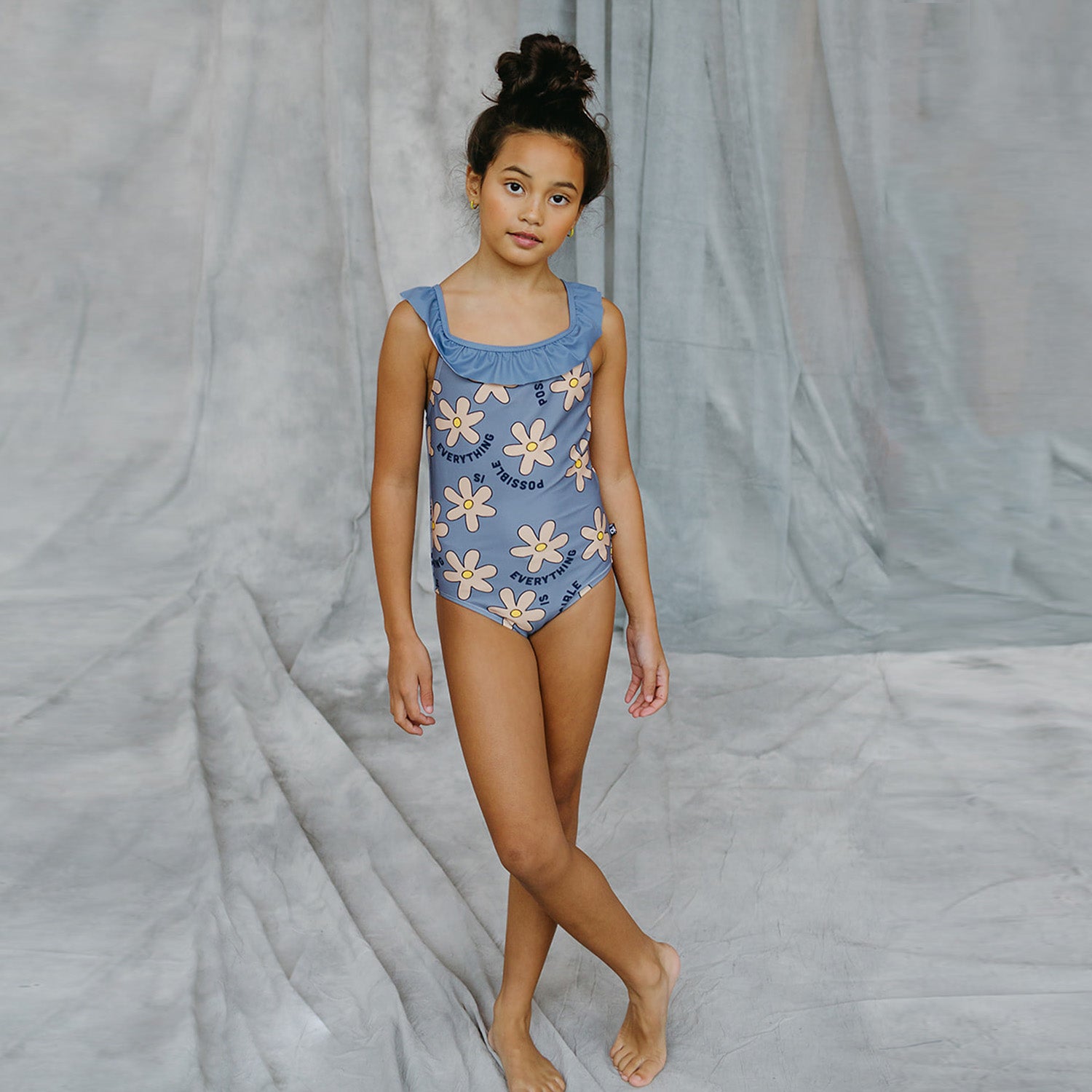 Swimsuit Ruffled Daisy