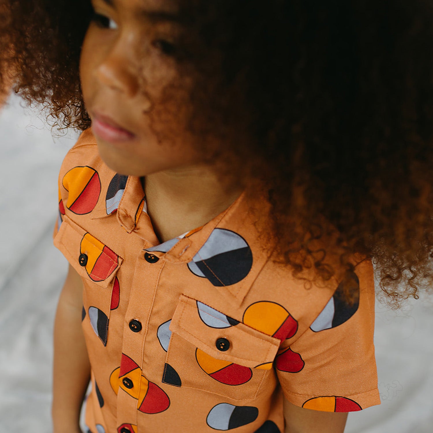 Blouse Shortsleeve Moon