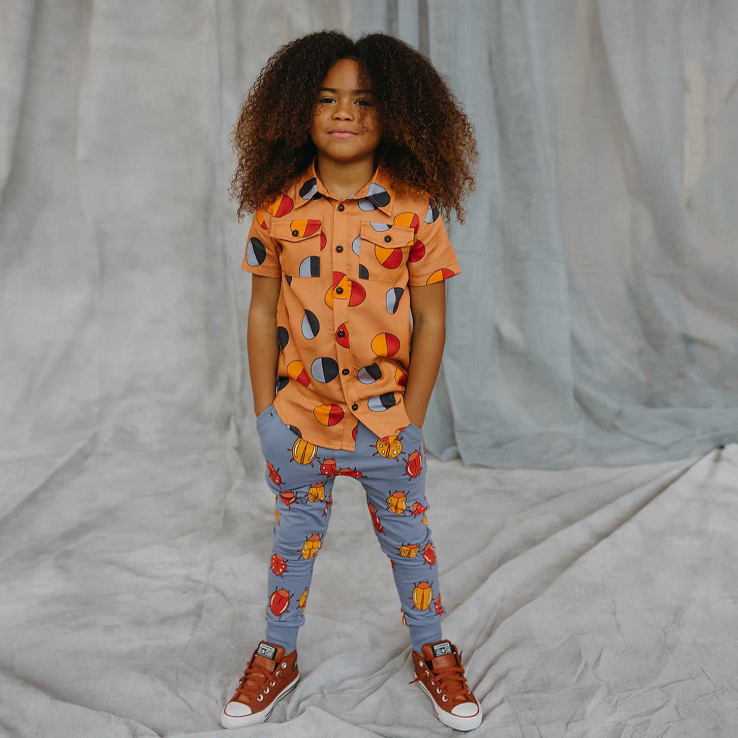 Blouse Shortsleeve Moon