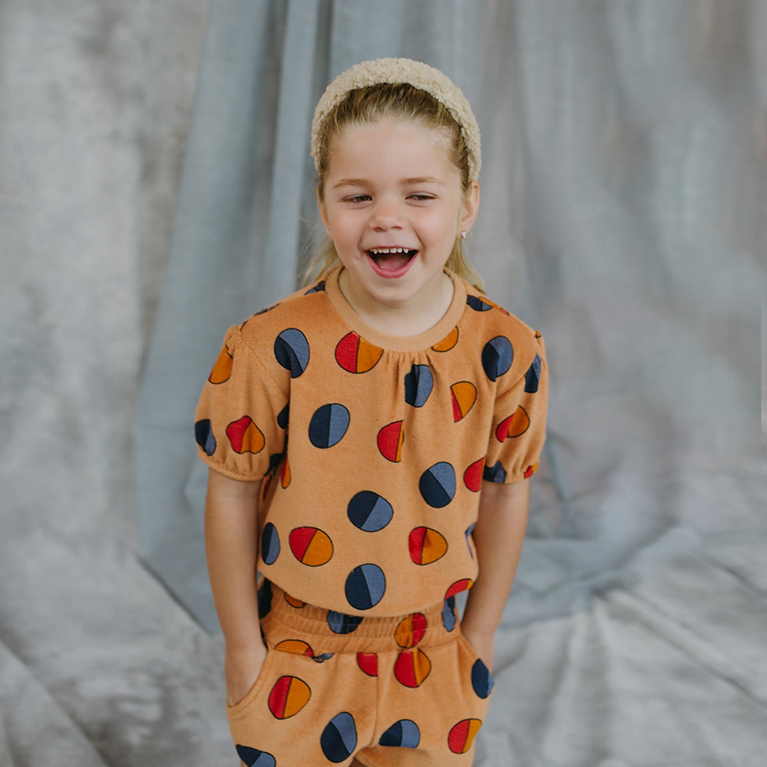 Sweater Puffed Shortsleeve Moon
