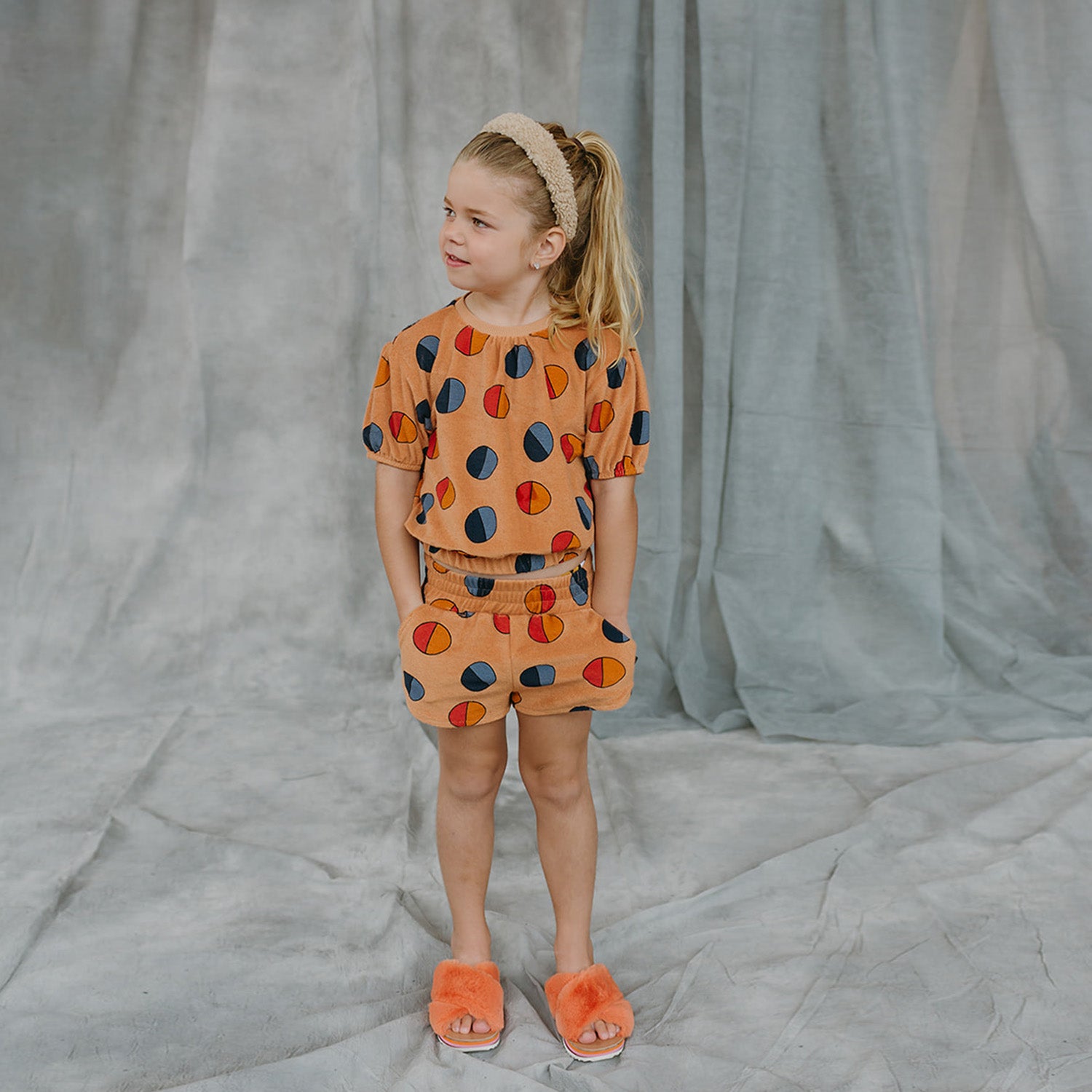 Sweater Puffed Shortsleeve Moon