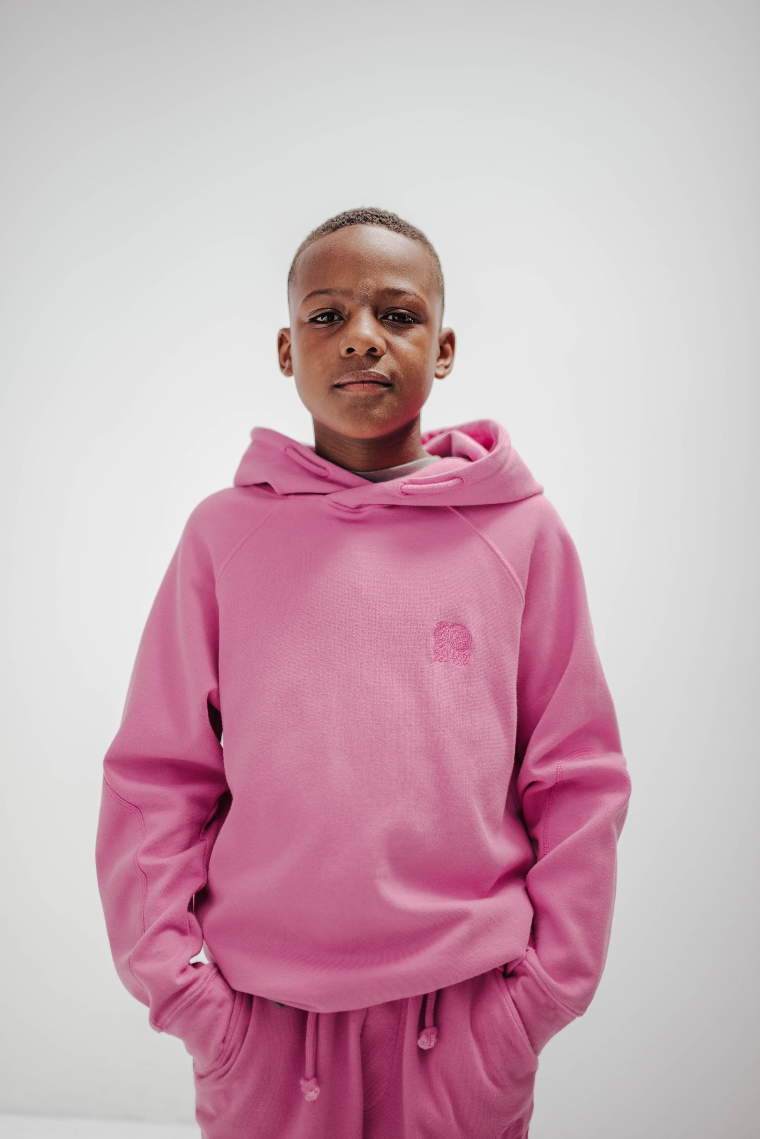 H & m pink on sale hoodie
