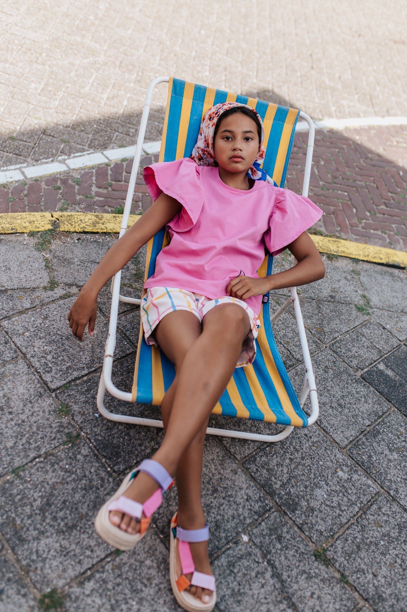 Blouse Frilled Cherry