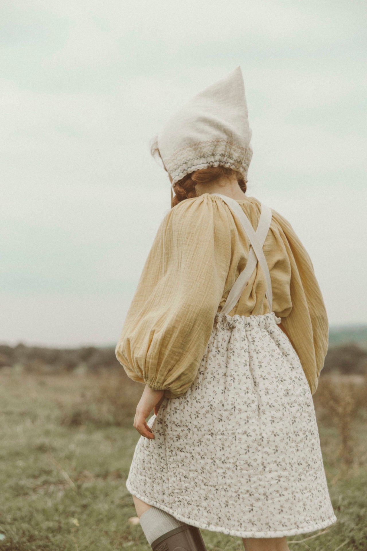 Apron Padded Floral - Sample