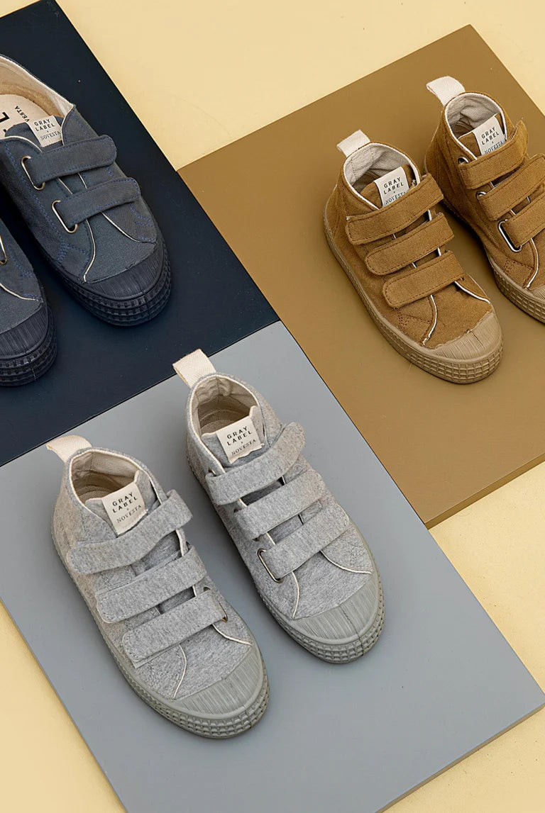 Shoes GL x Novesta Fleece Low Top Grey Melange