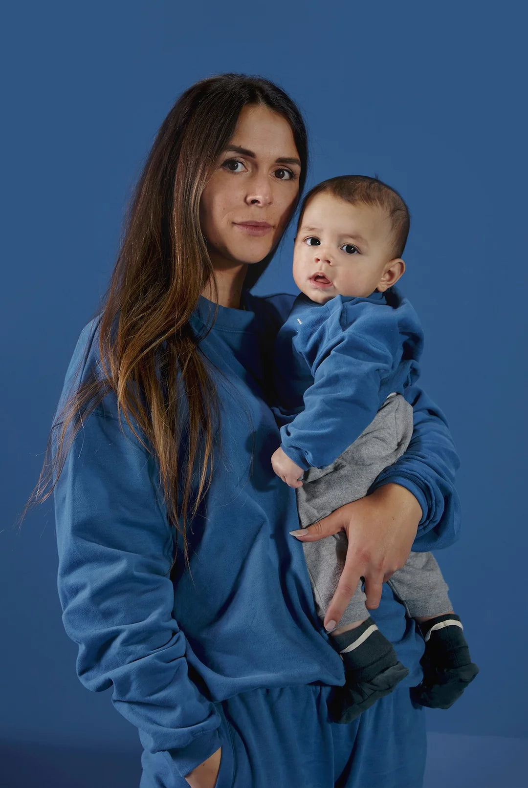 Sweater Dropped Shoulder Blue Moon Adult