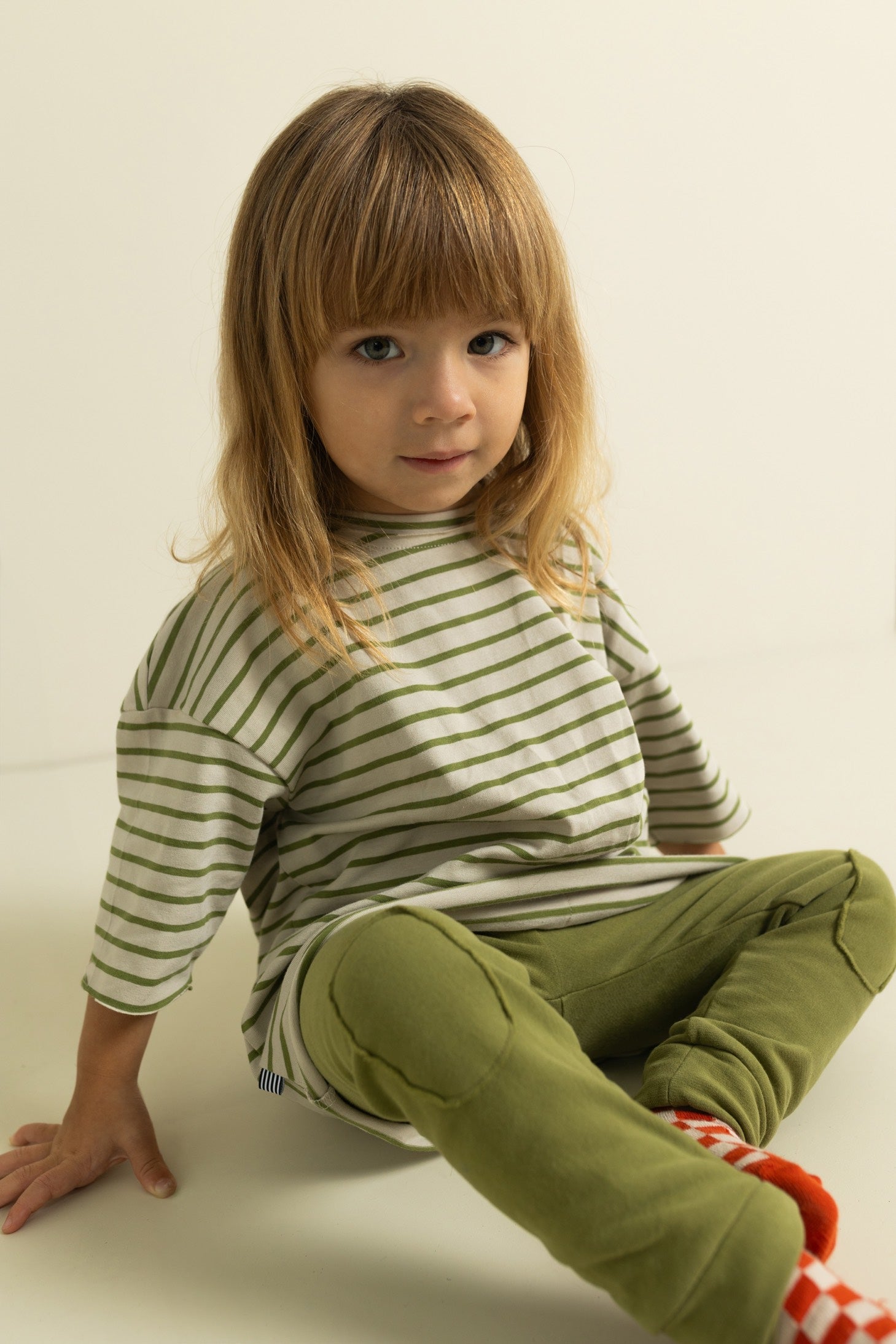 Oversized T-shirt Twig Stripes