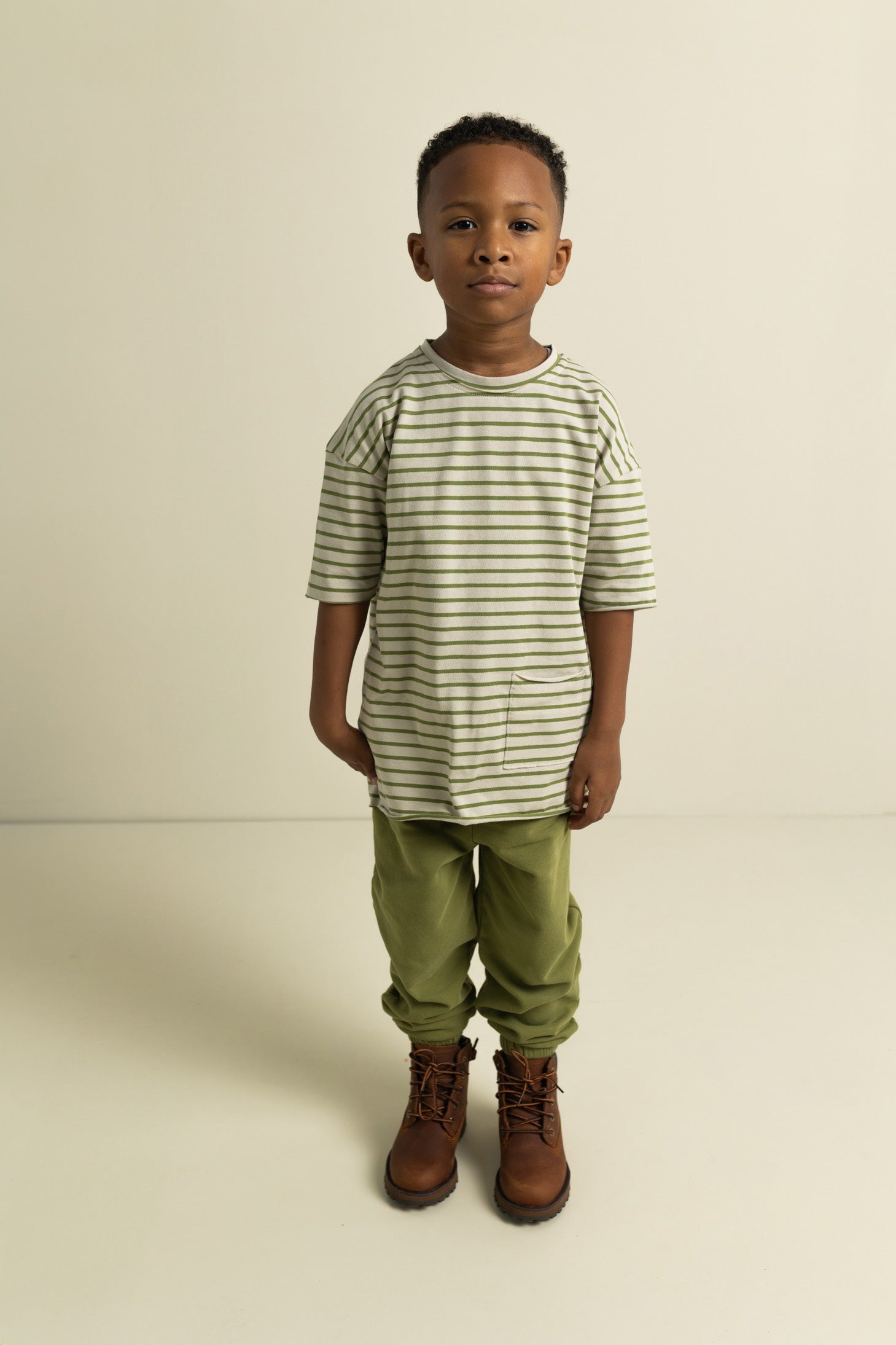 Oversized T-shirt Twig Stripes