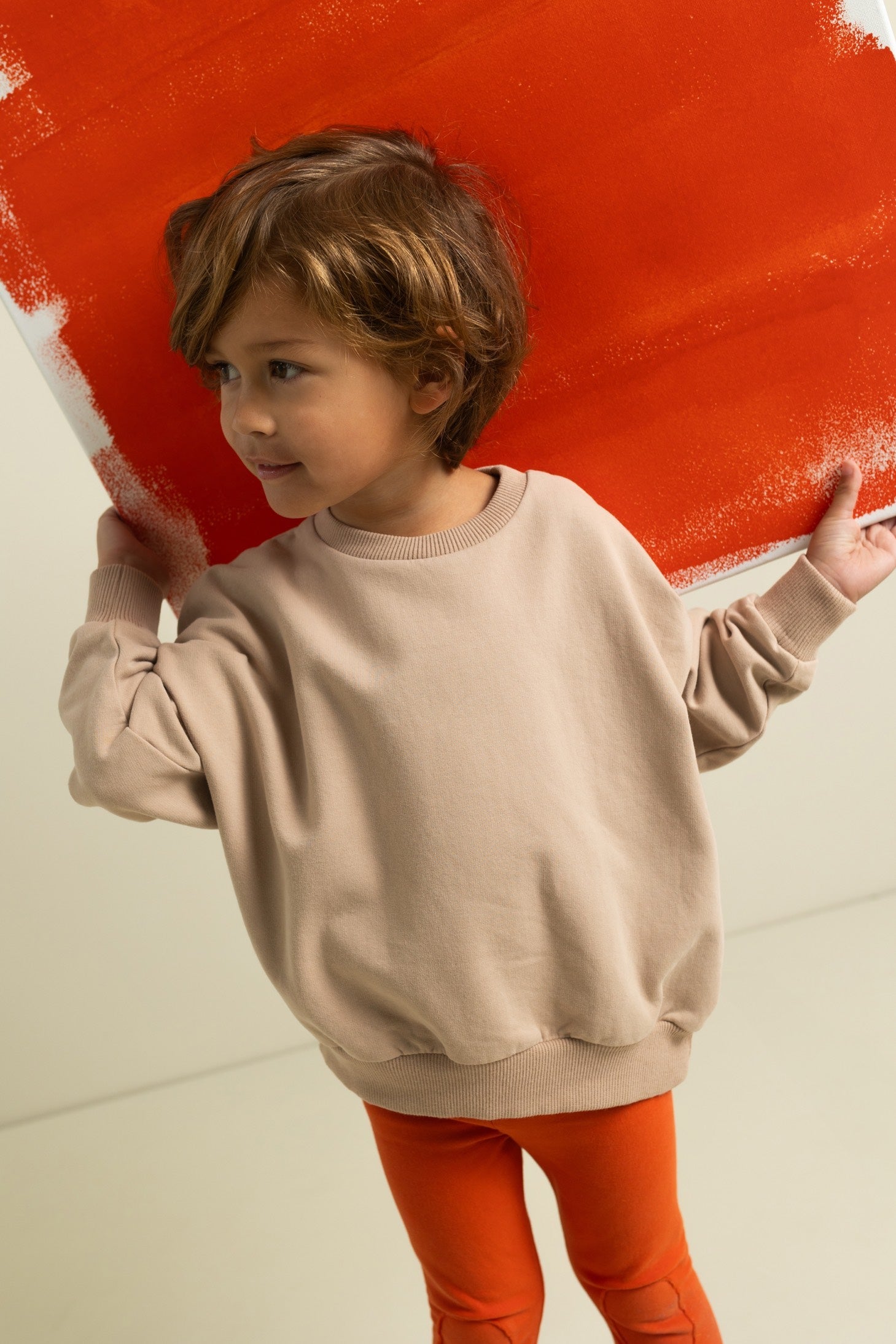 Oversized Sweater Marble