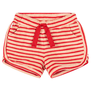 Short Toweling Stripe Pomegranate CC