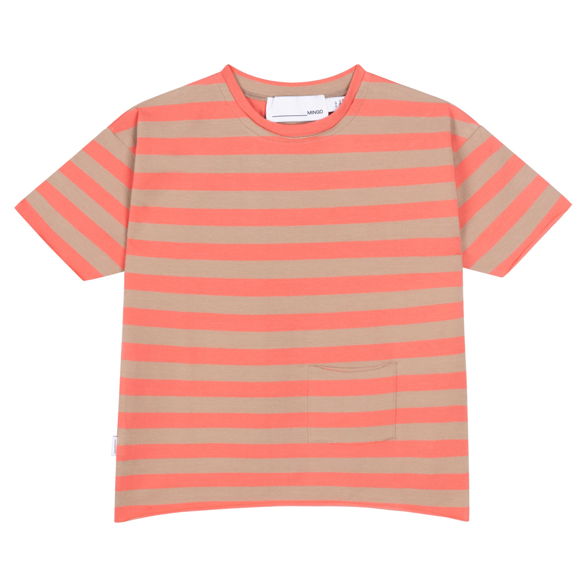Oversized T-shirt Salmon Stripes CC