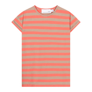 T-shirt Dress Salmon Stripes CC