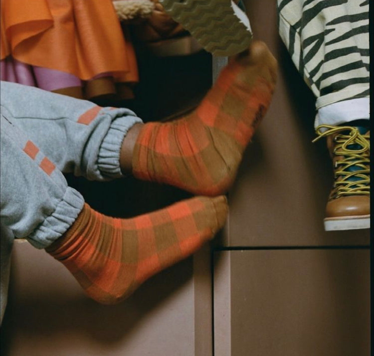 Socks Knee Blocky Bobcat