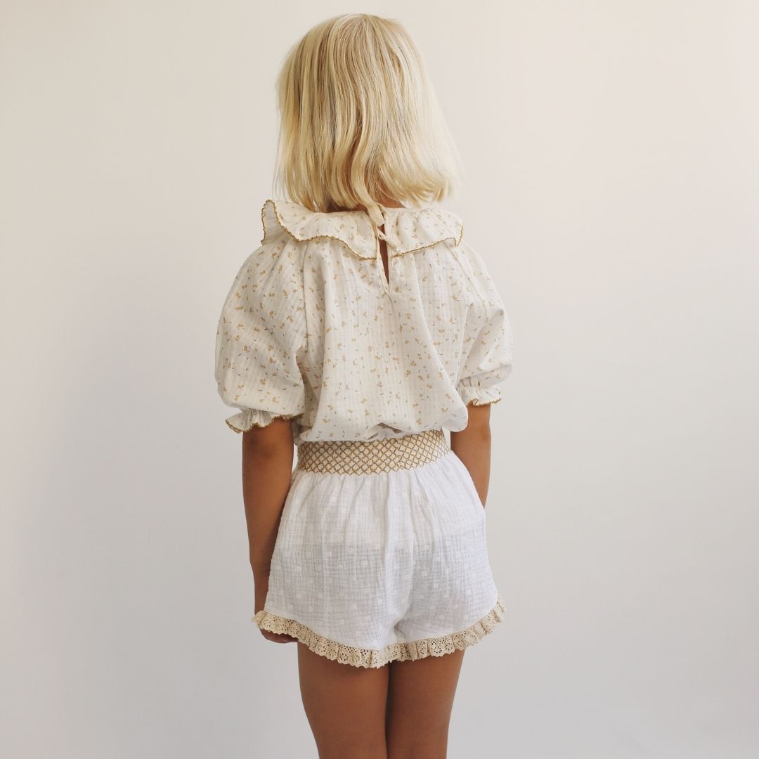 Blouse Oana Serker Mustard Flowers