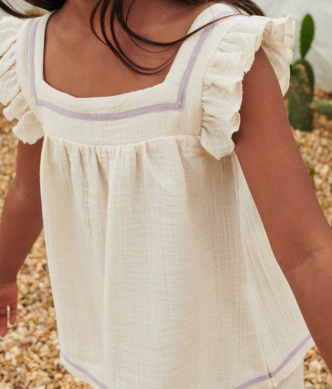 Pyjama Peppa White Lavender Woman