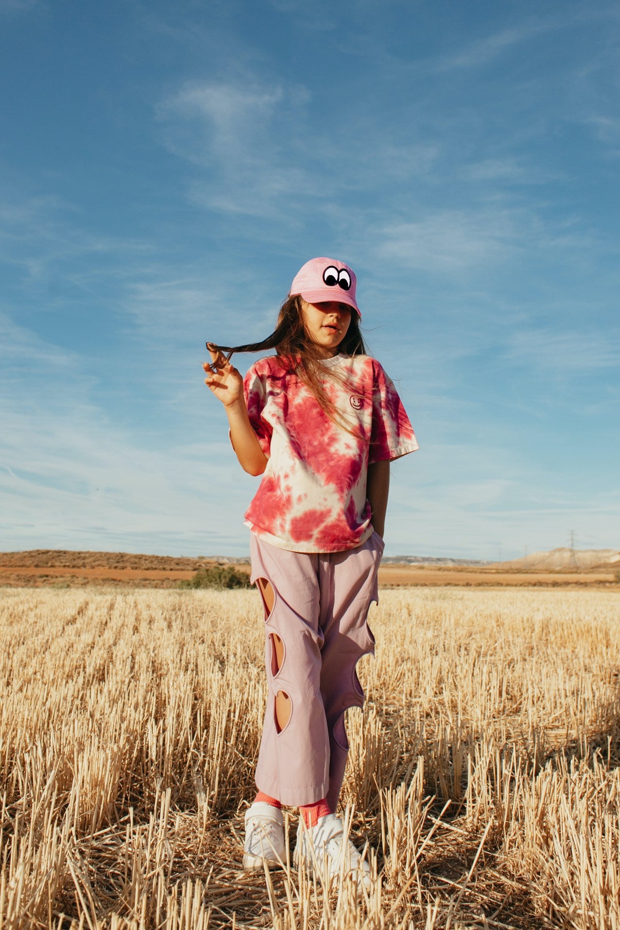 Cap Baseball Pink Eye Ball