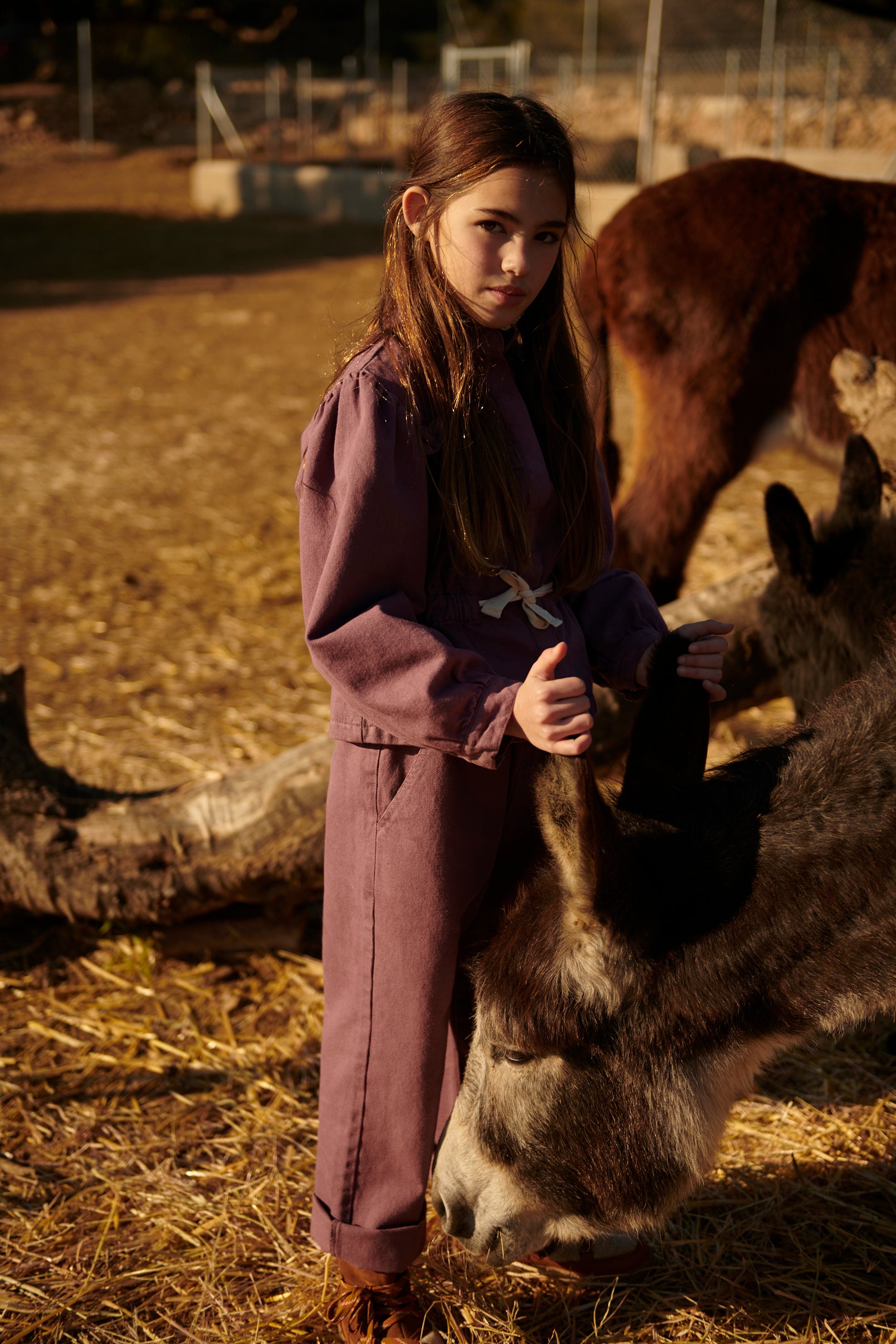 Pants Denim Linn Grape