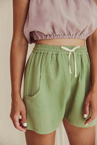 Shorts Tudor Dryed Green Woman