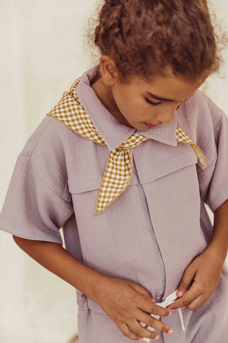 Bandana Mustard Vichy