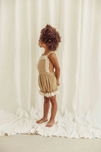 Romper Bertha Mustard Vichy