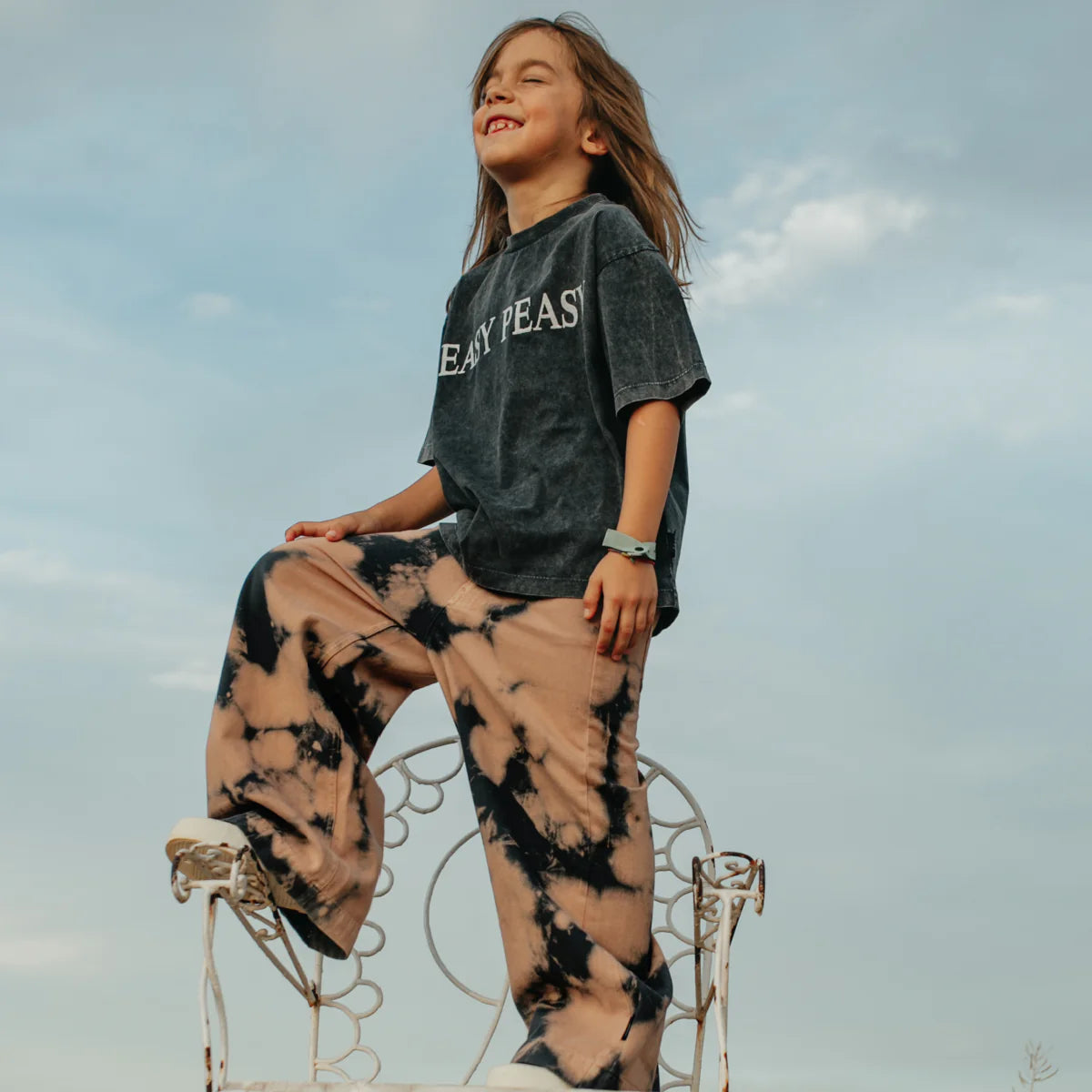 Pants Wide Leg Distressed