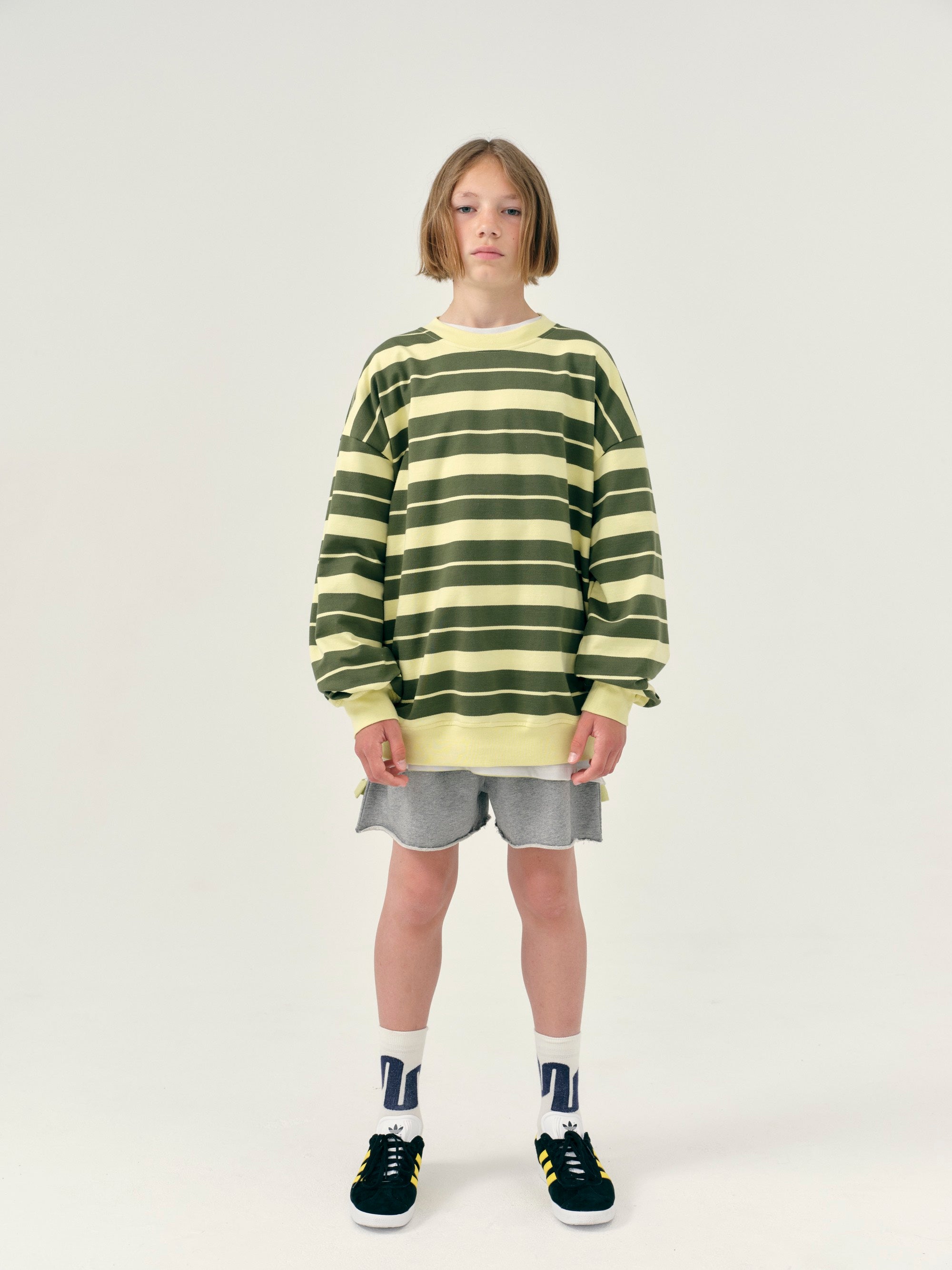 Short Cut Grey Melange