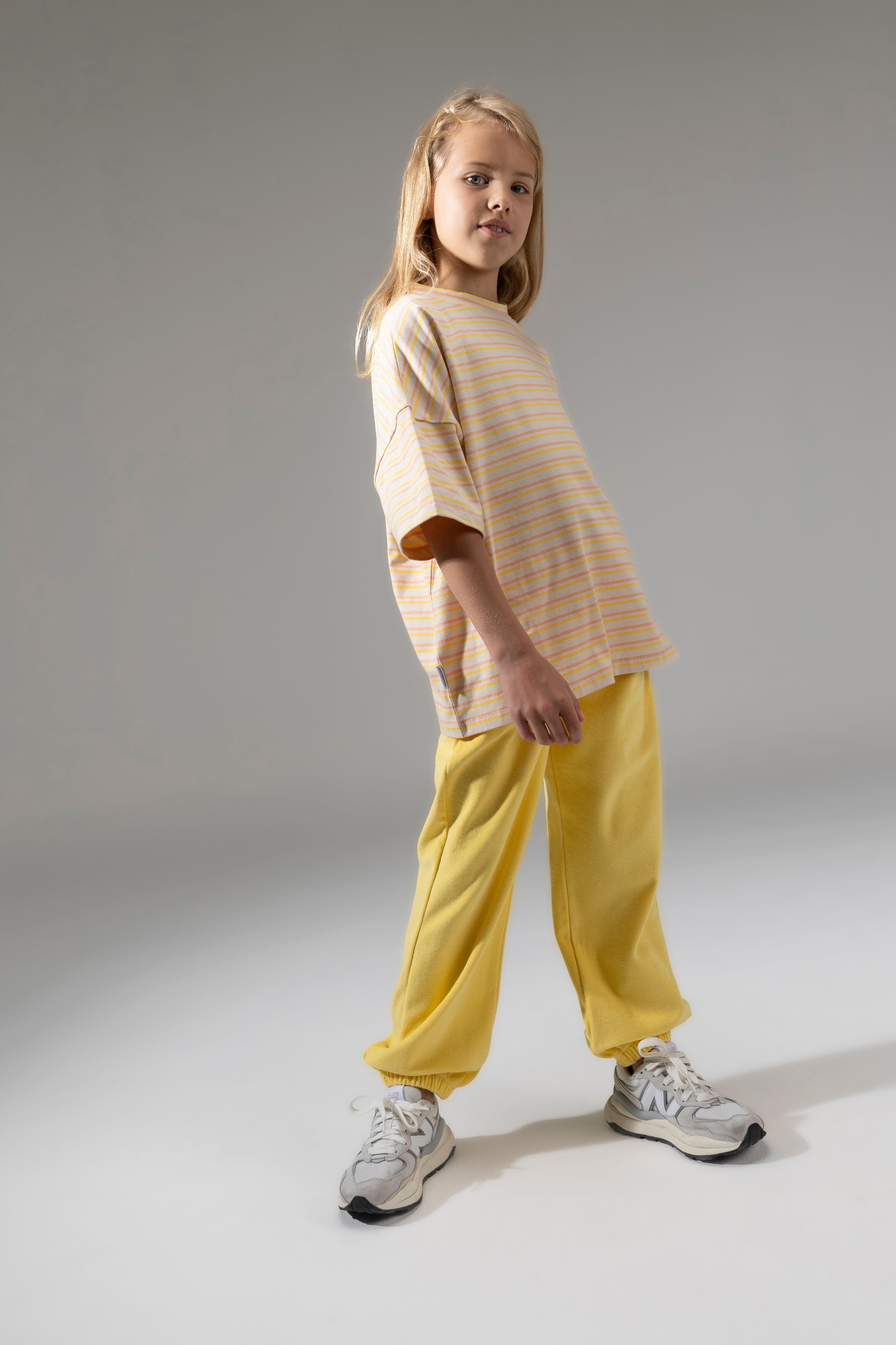 T-shirt Boxy Stripe Honey