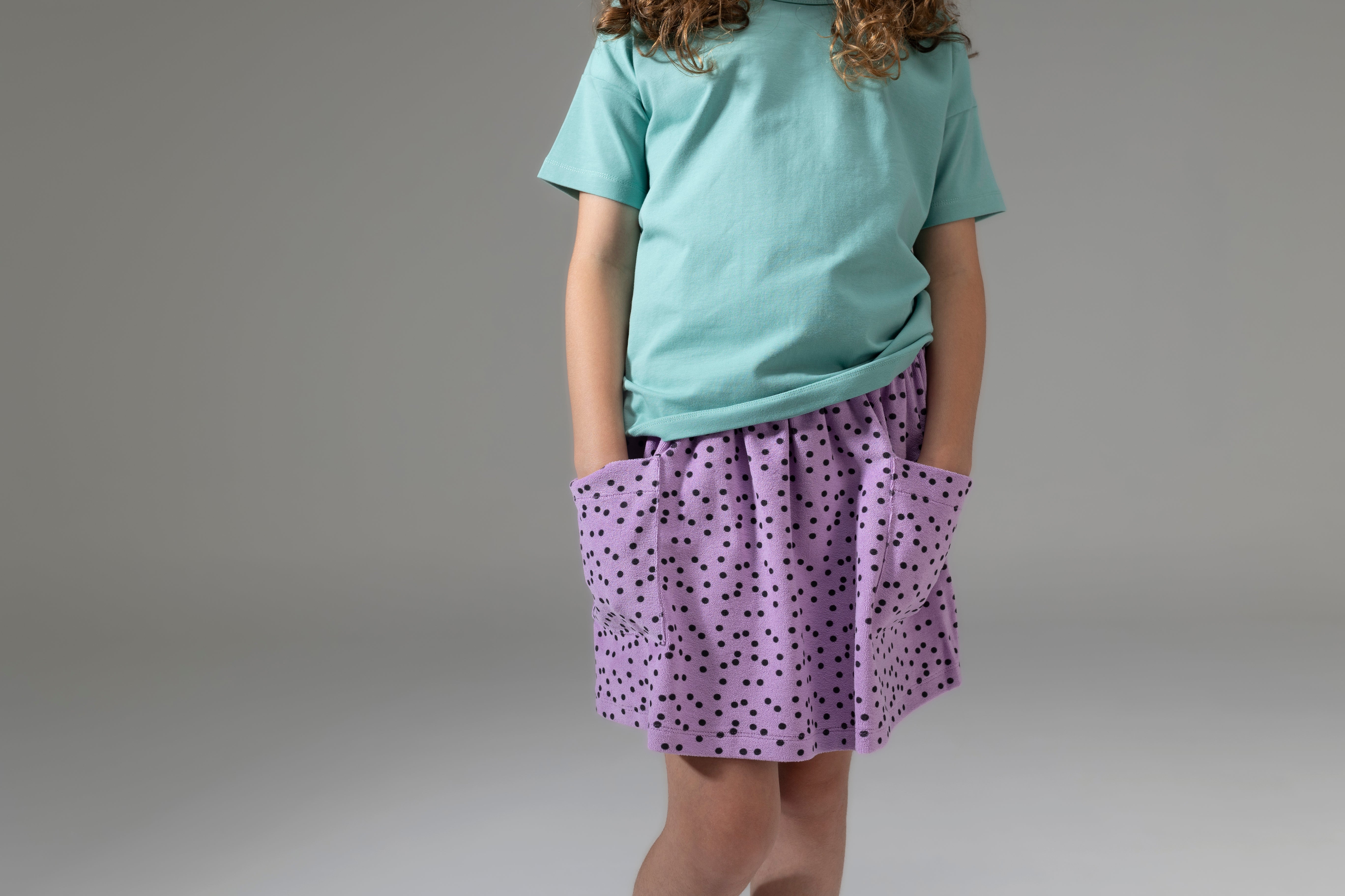 Skirt Violet Dot
