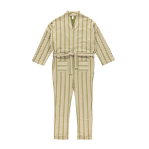 Overall Leaf Stripe Painters Longarm Adult