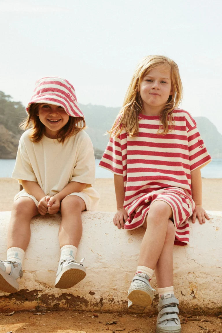 Bucket Hat Pop Terry Cherry Cream