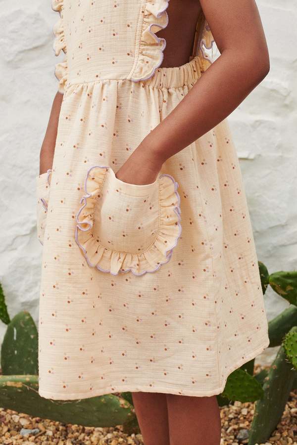 Apron Pepa Pearled Ivory