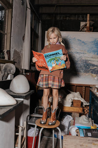 Skirt Mini Multi Pop Check