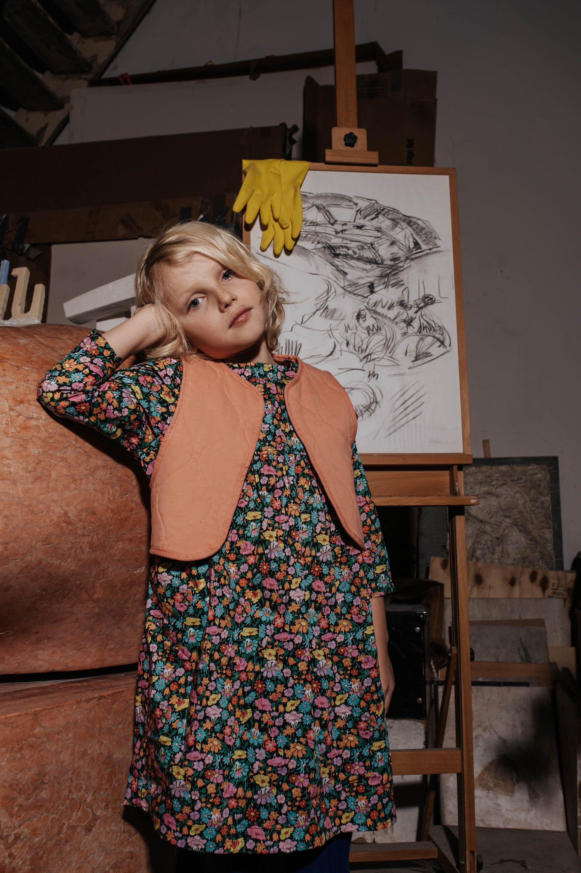 Dress Pearl Liberty Smiley Flower