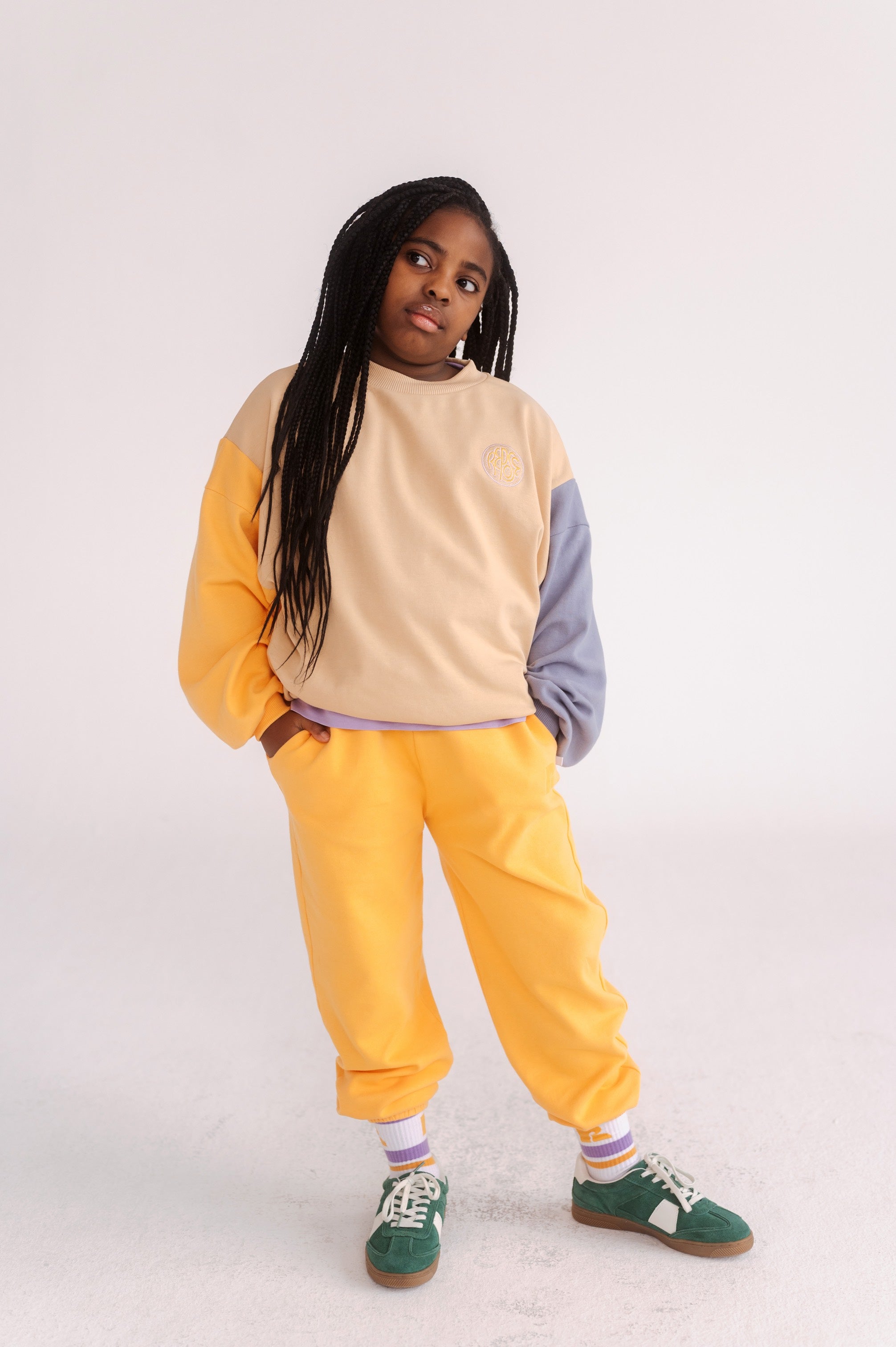 Sweater Crewneck Color Block