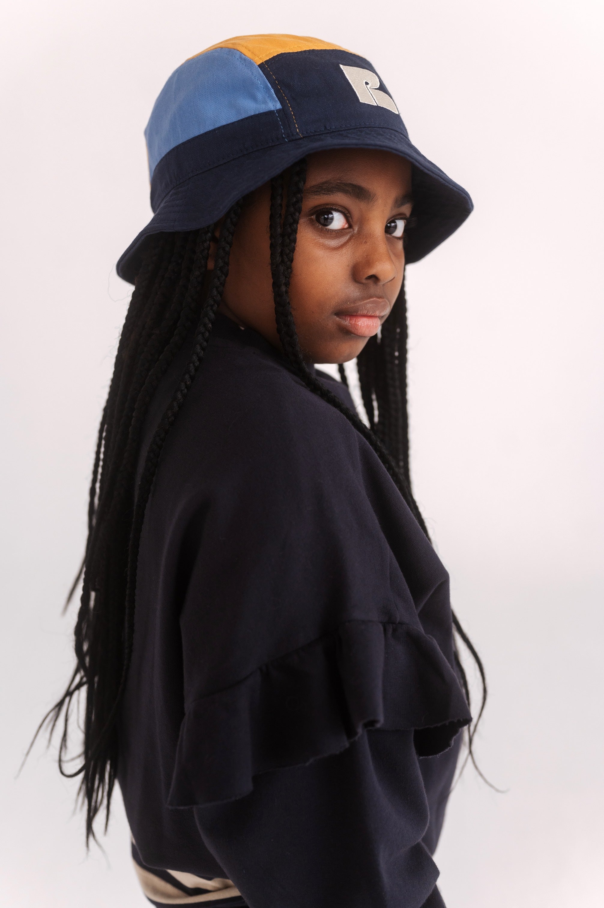 Sweater Ruffle Short Deep Dark Blue