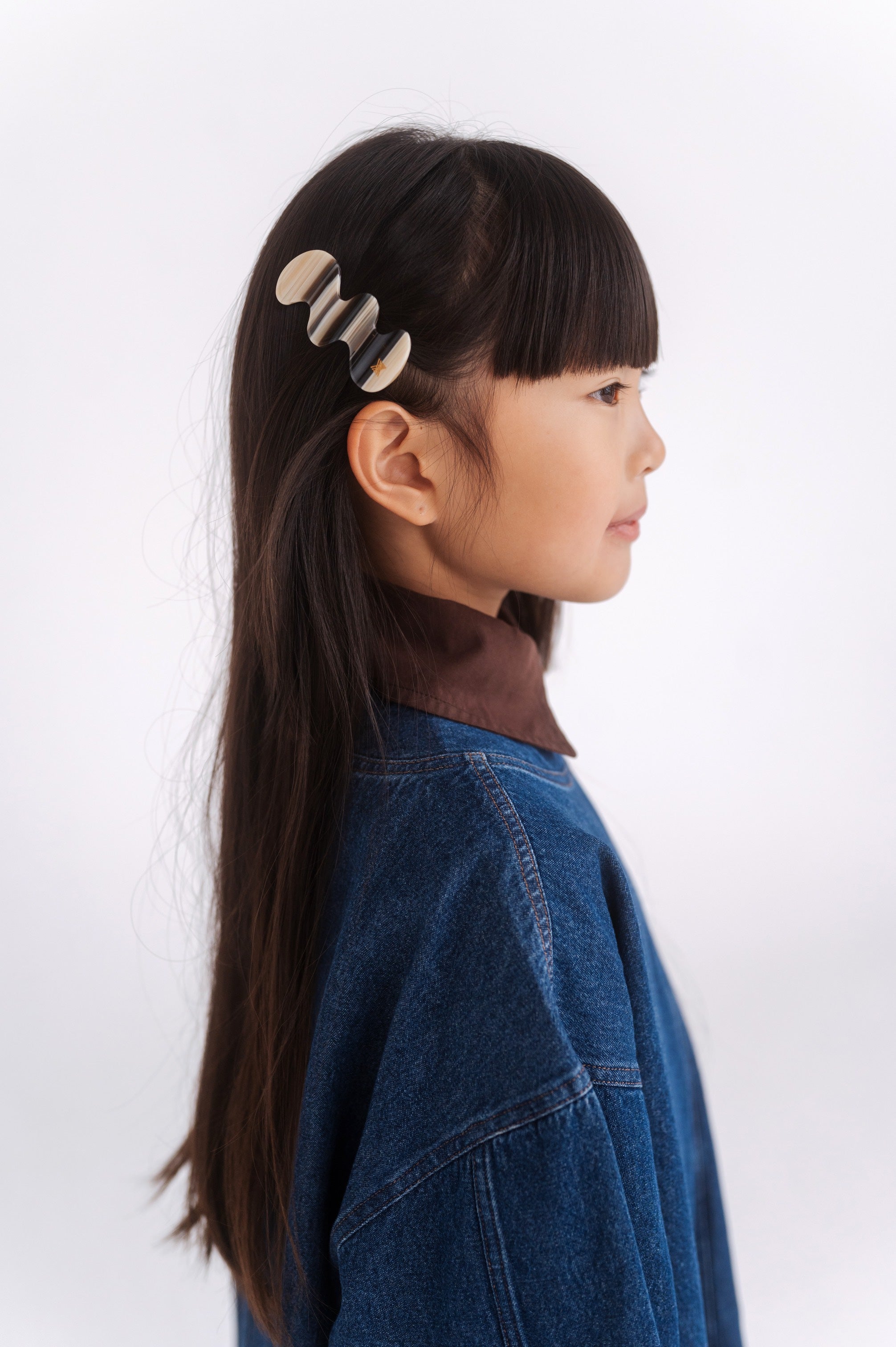 Hair Clip Wavy Crème Brûlée