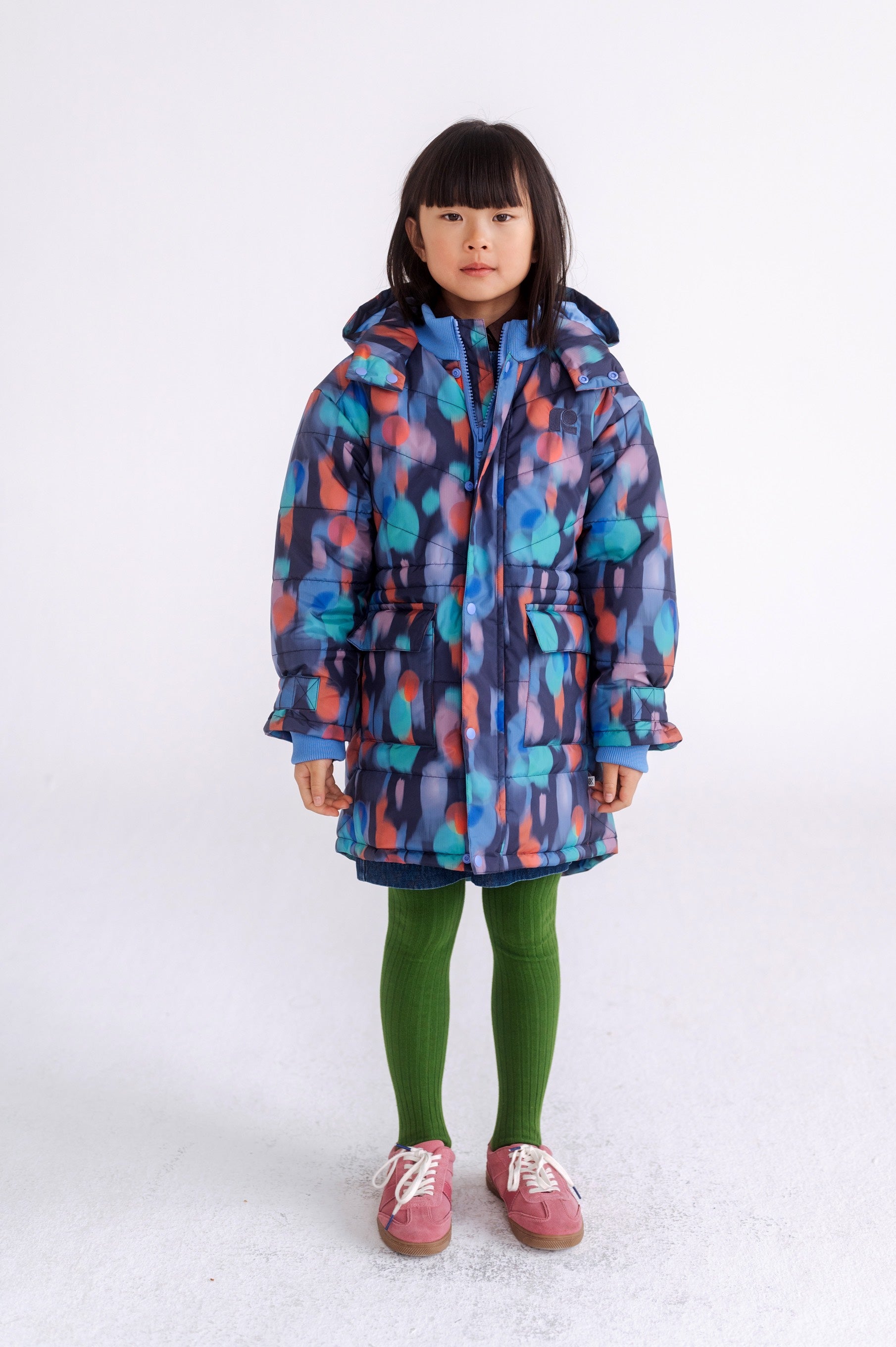 Parka Puffer Daze Print