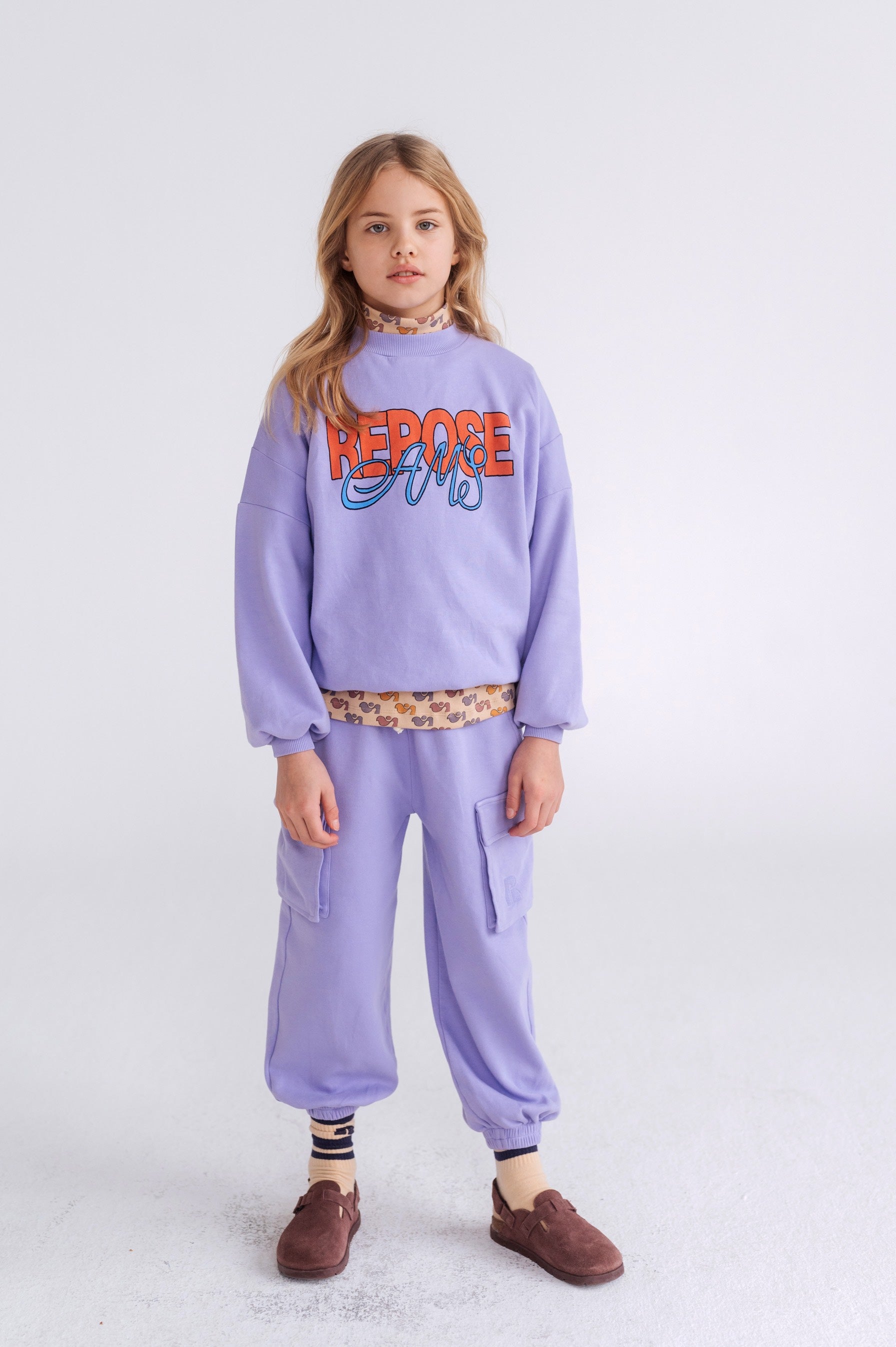 Sweater Crewneck Bright Violet