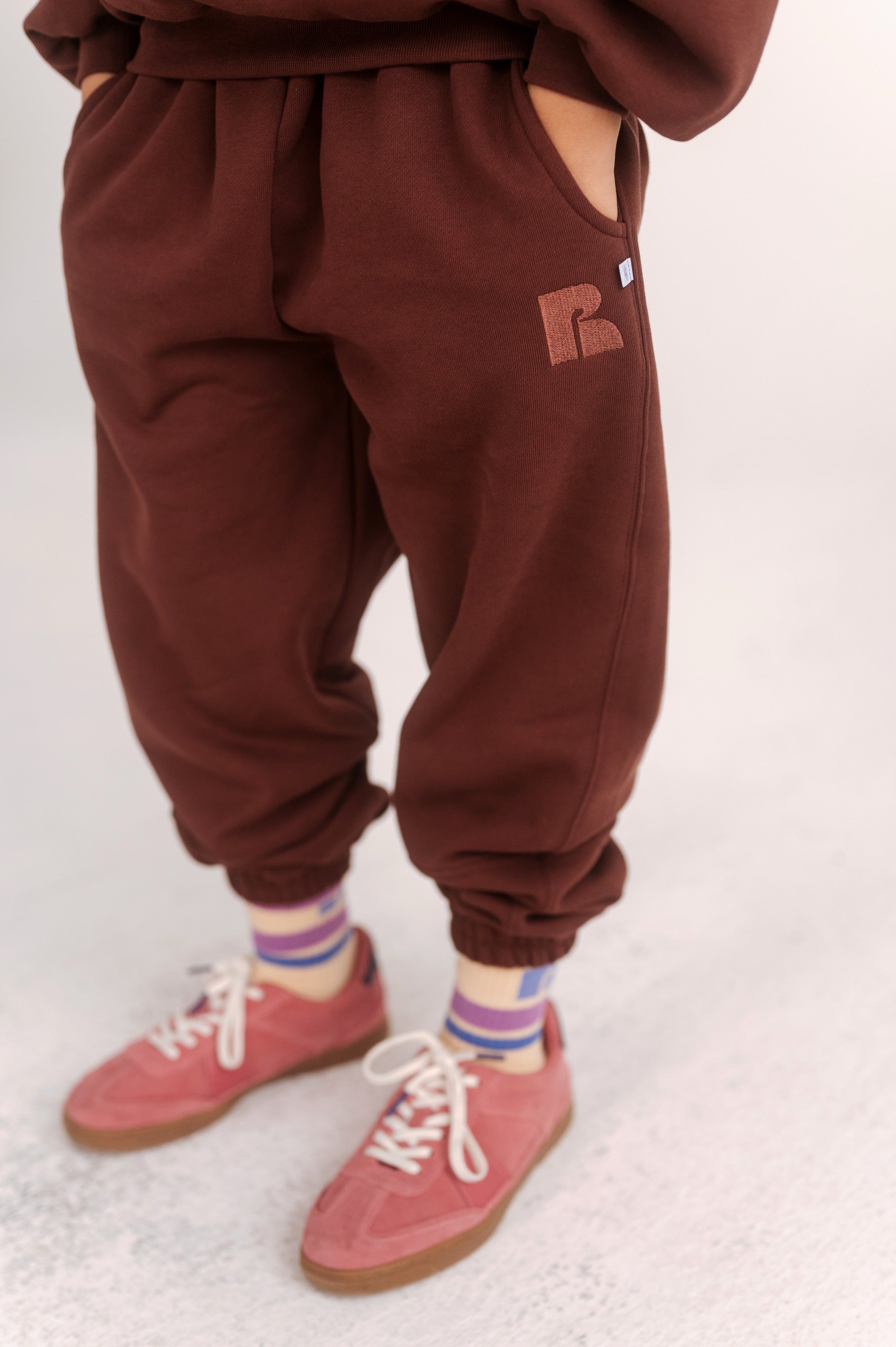 Pants Comfy Dark Berry Jam Red
