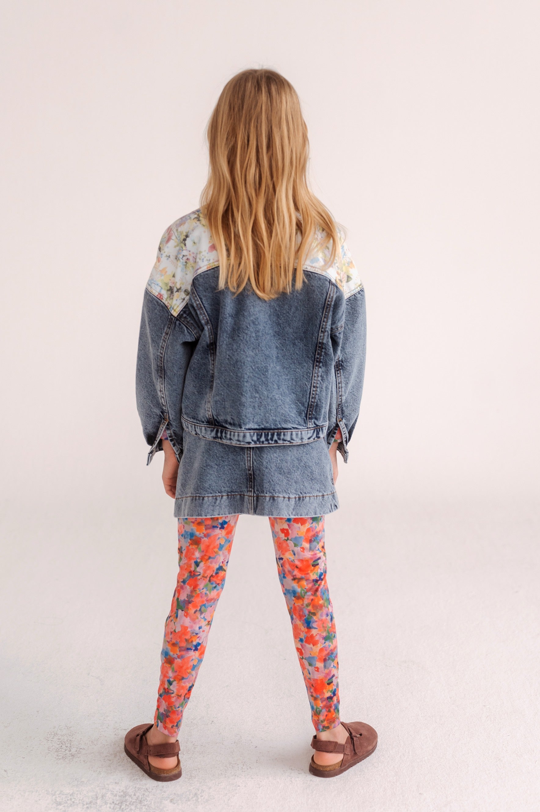 Jacket Denim Bob Acid Colour Block