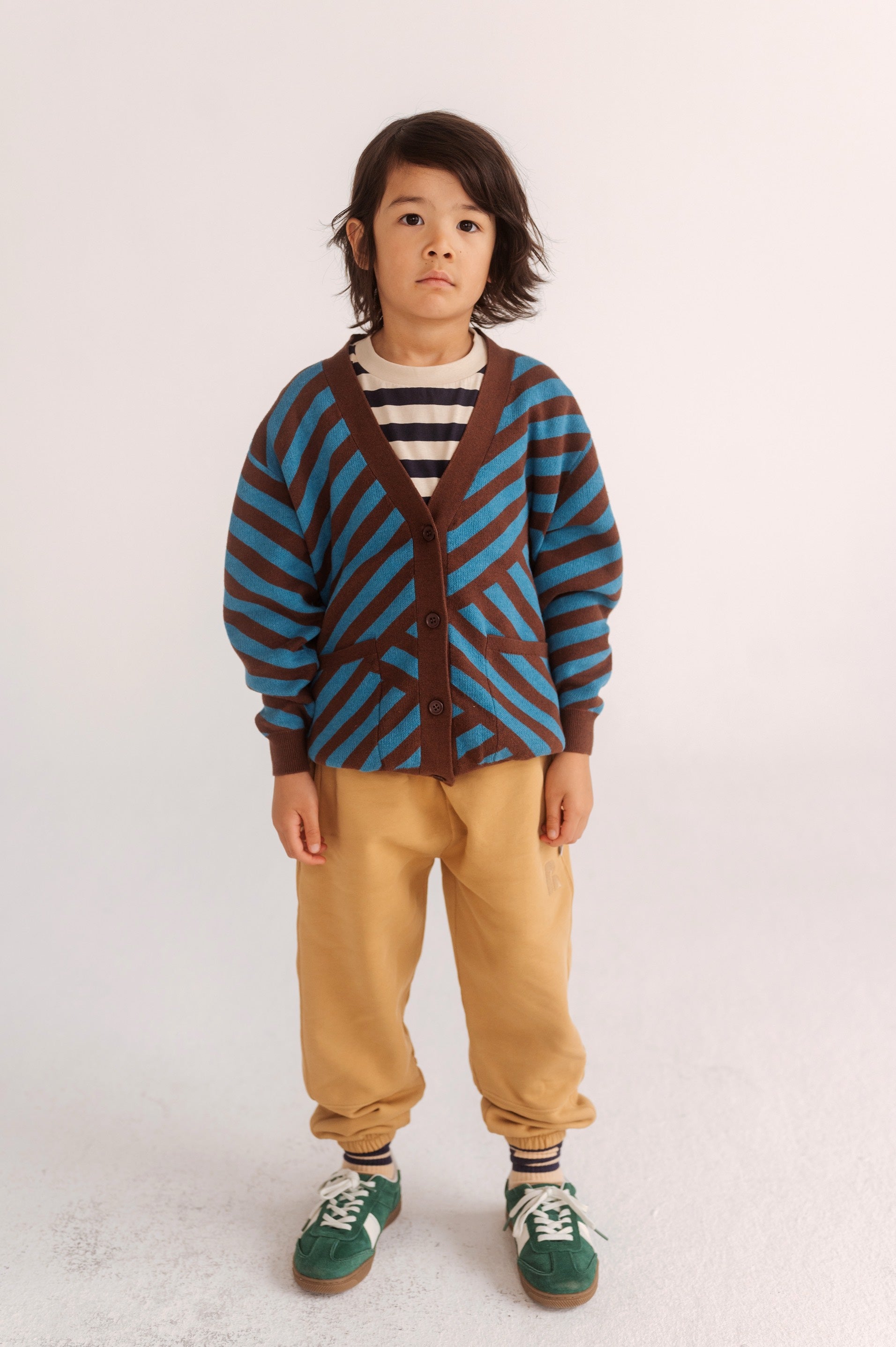 Cardigan Knit Grandpa Abstract