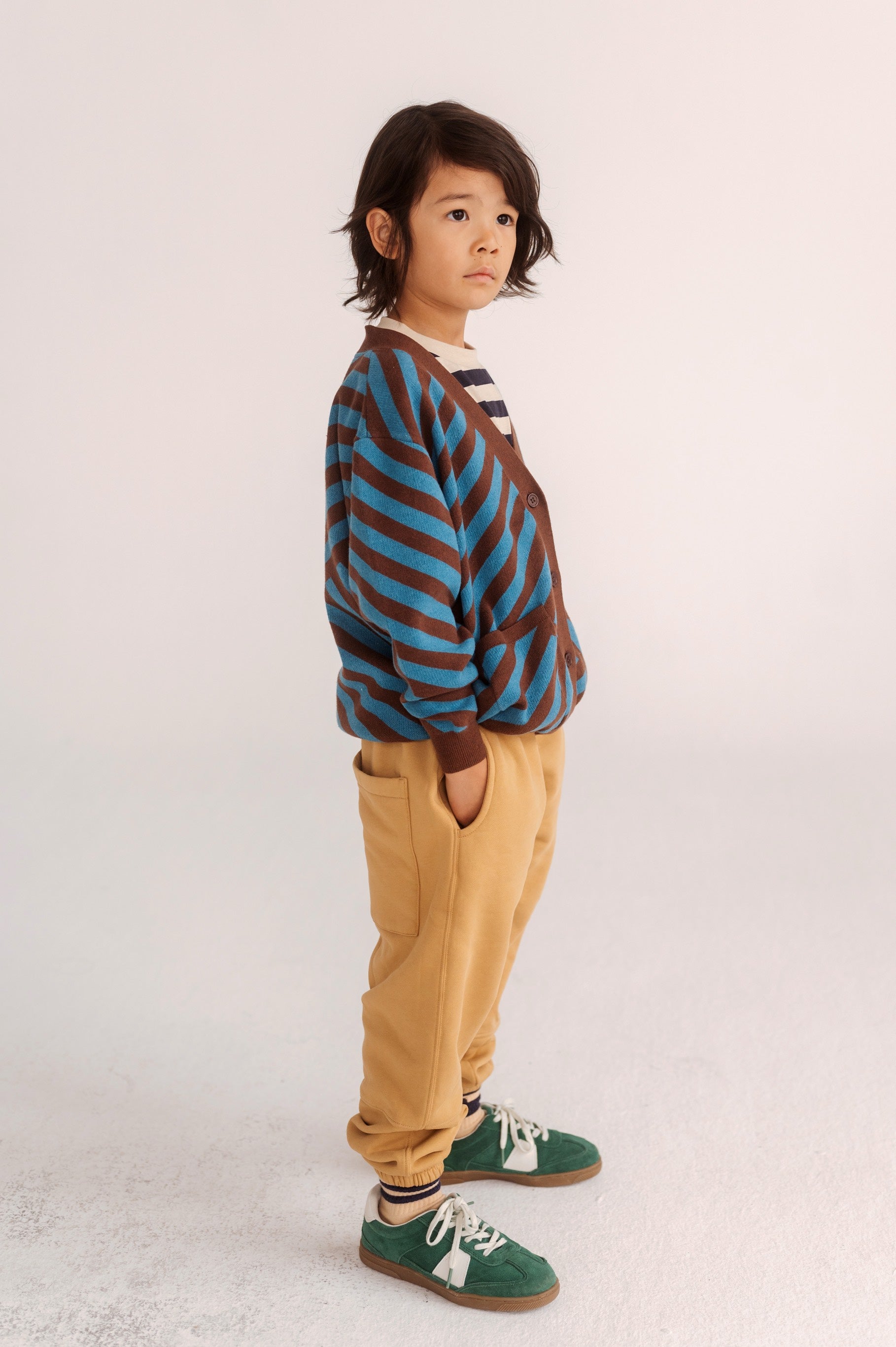 Cardigan Knit Grandpa Abstract