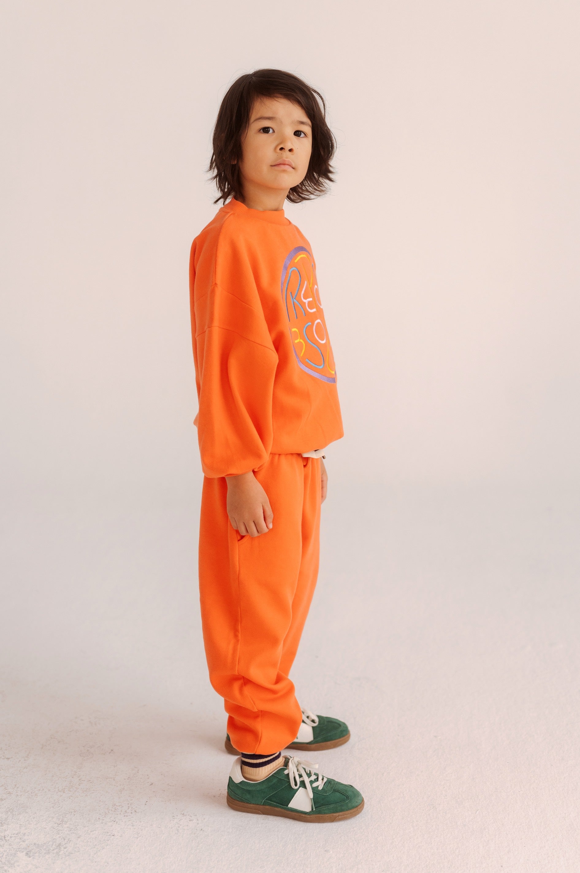 Sweatpants Washed Fiesta Red