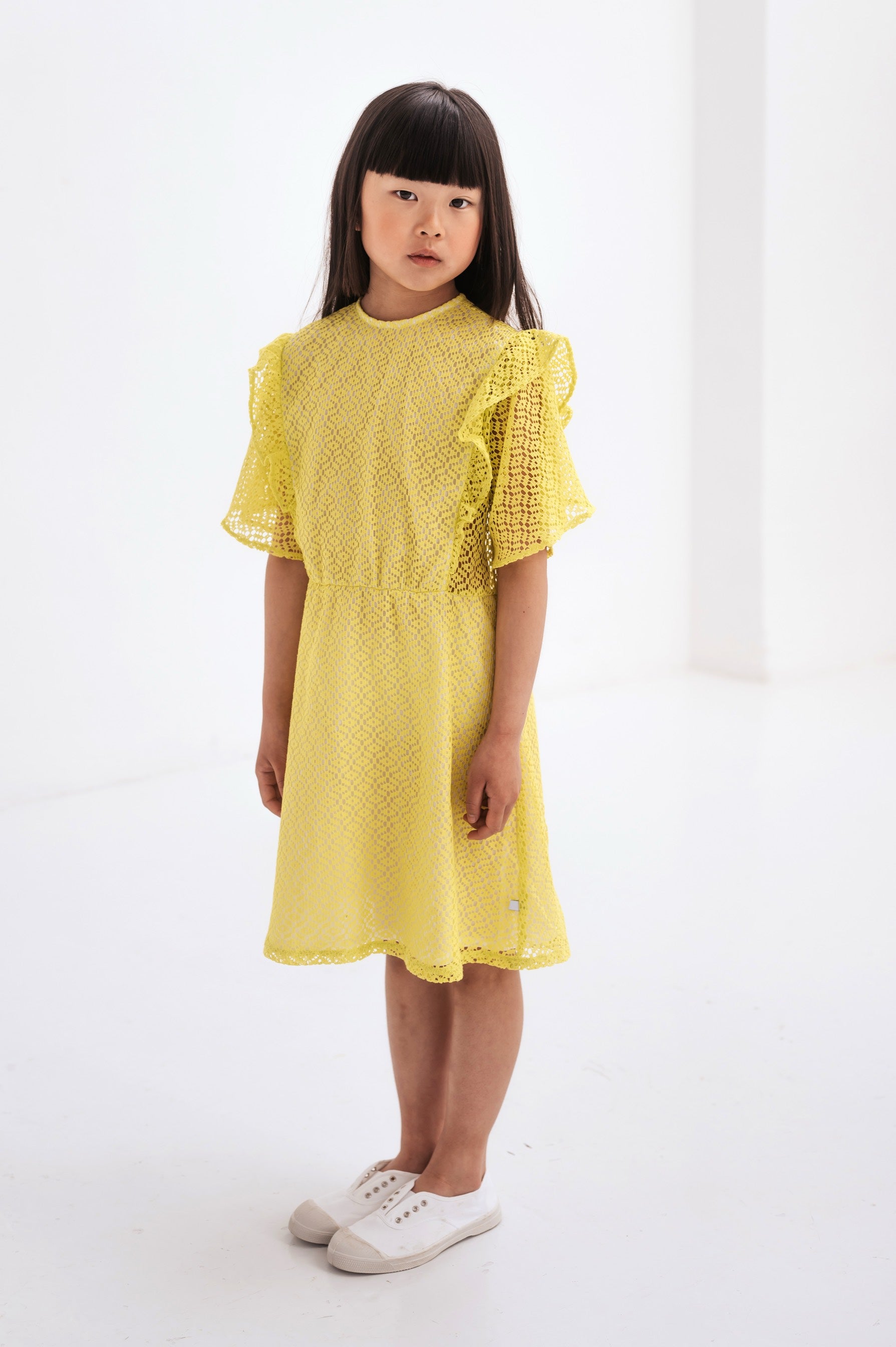 Dress Ruffle Significant Lace