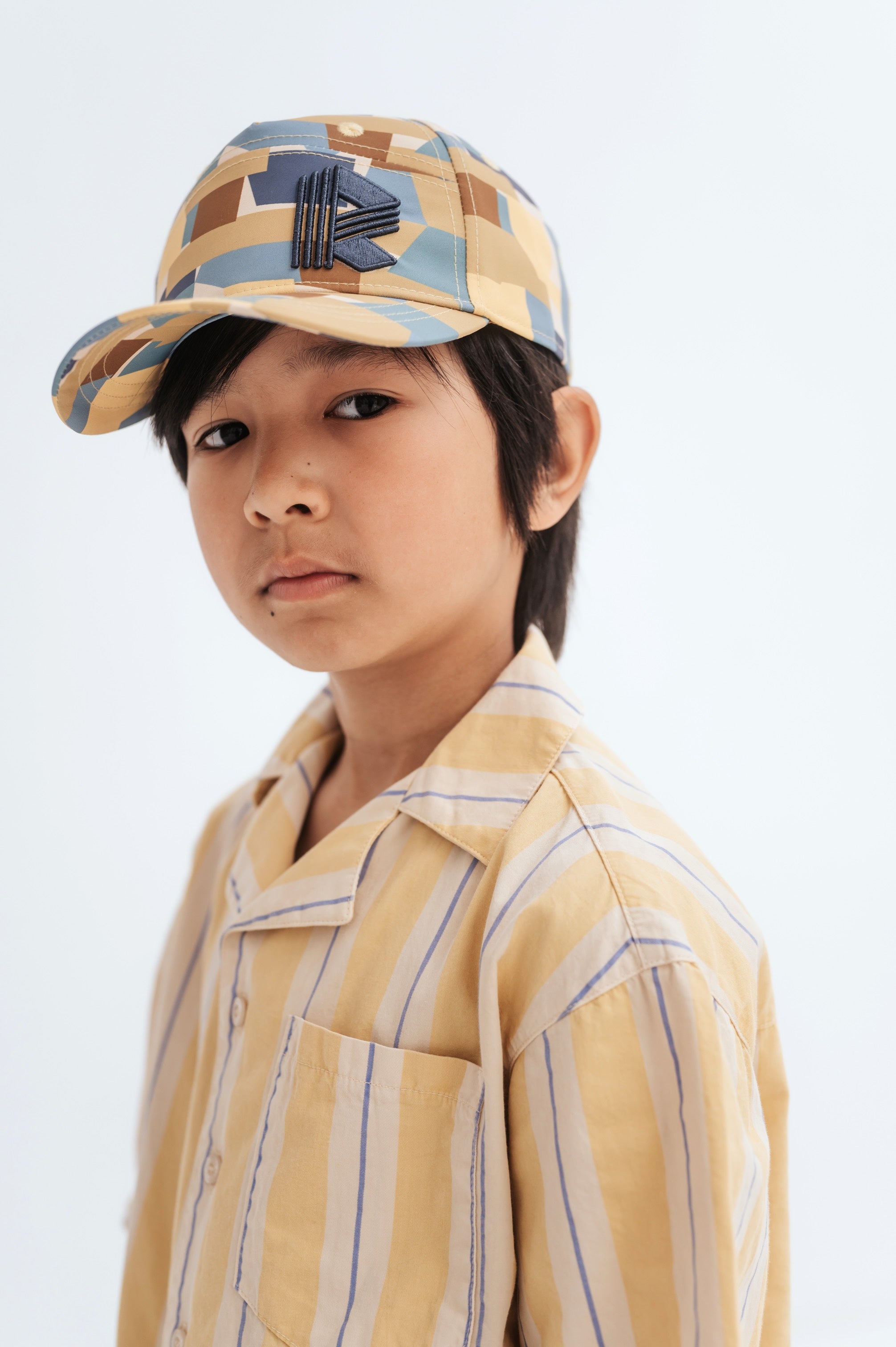 Cap Army Color Block