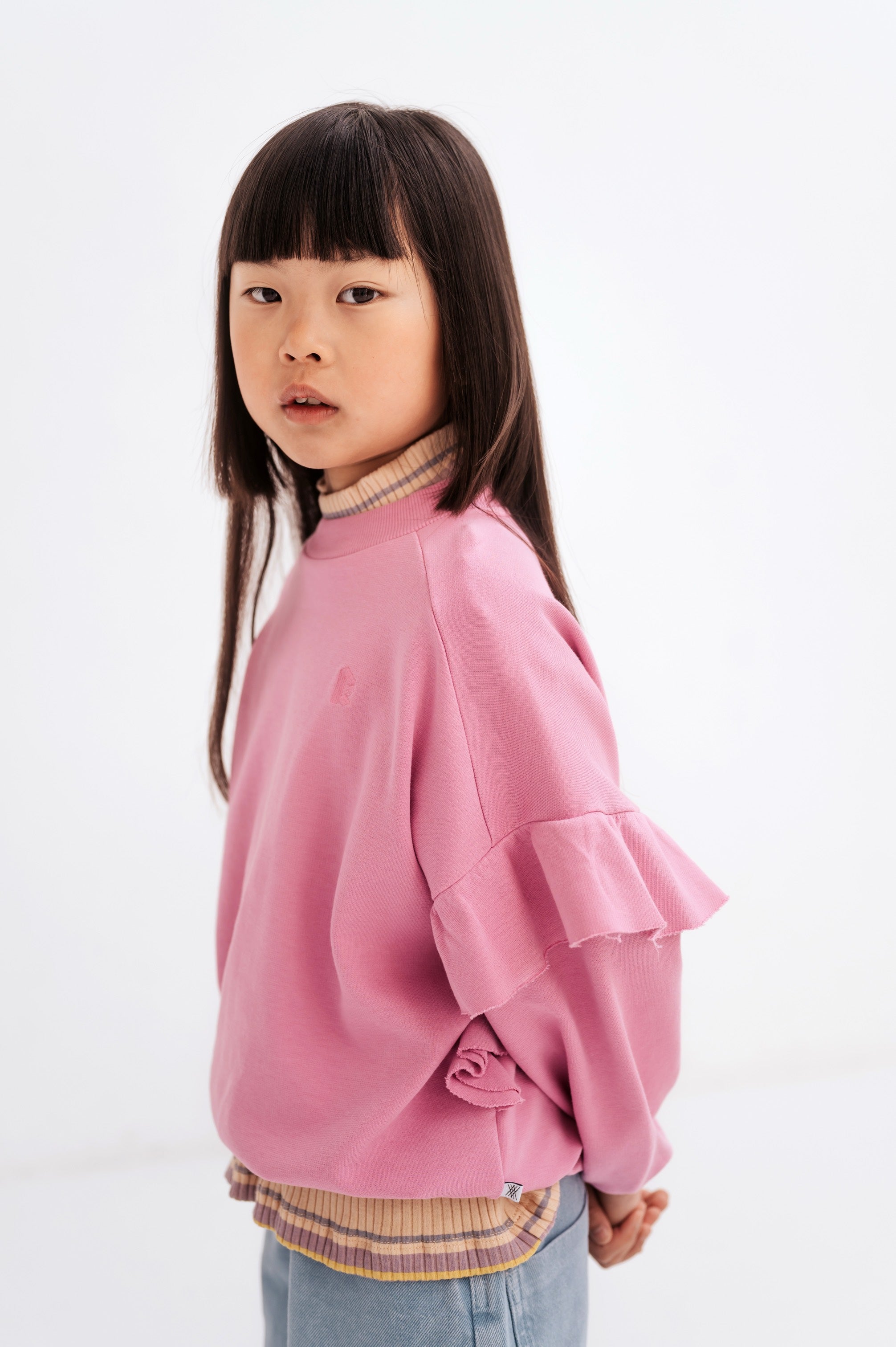 Sweater Ruffle Spring Cyclamen