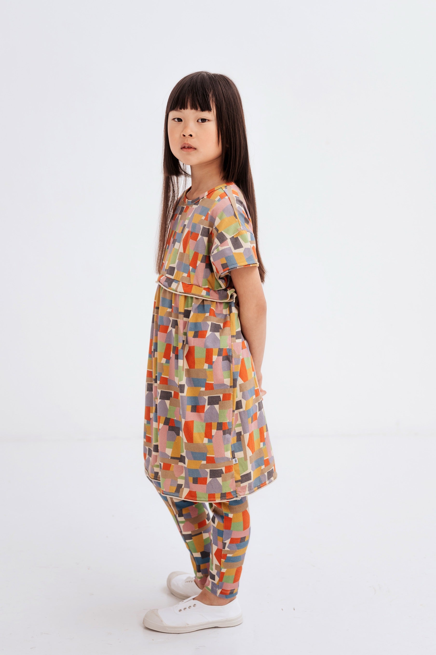 Dress Of Clouds Graphic Color Block